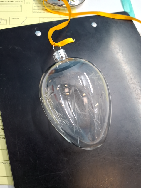 Dråbe glas kugle